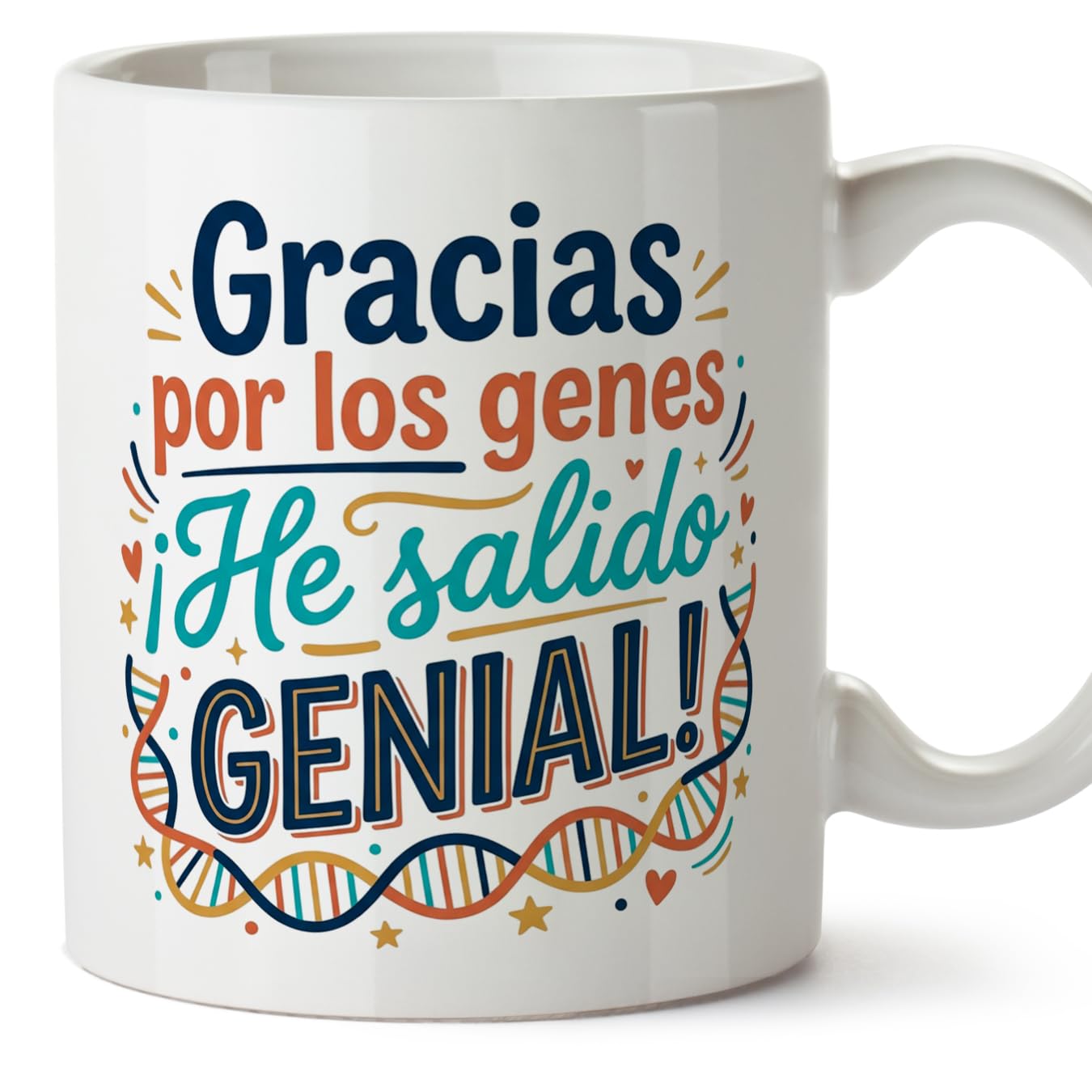 MUGFFINS Taza mamá con frase Para el mundo eres una madre pero para la familia eres el mundo en Español | regalo madre | 330 Ml 11 oz | Idea original para regalar | progenitores v1 — view 76
