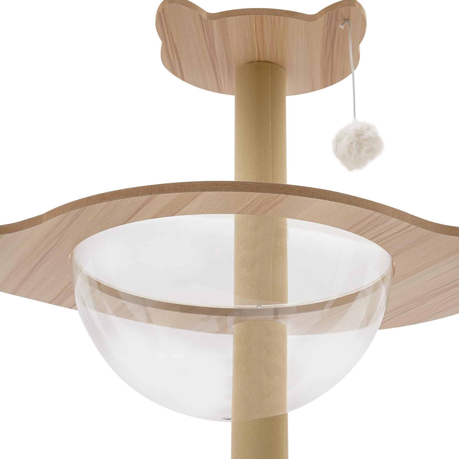 Tiragraffi per gatti, 115 cm, torre per gatti, torre da arrampicata a più piani, torre per gatti d'appartamento, tiragraffi per attività, giocattolo per gatti, 60 x 50 x 115 cm