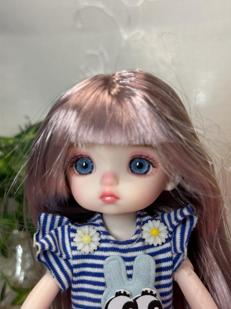 Amazon | 青い目の美少女人形 16cm bjd 球体関節人形 オビツ 海外