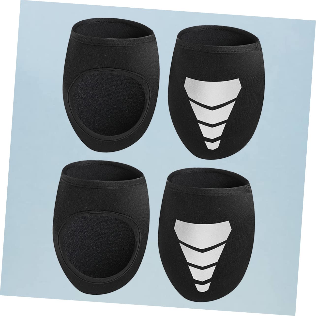 YARNOW 4 Paia Pro Copriscarpe Copriscarpe Da Ciclismo Copriscarpe Professionale Copriscarpe Antivento Copriscarpe Riflettente Mountain Bike Warmer Scarpe Da Ciclismo Copricapo