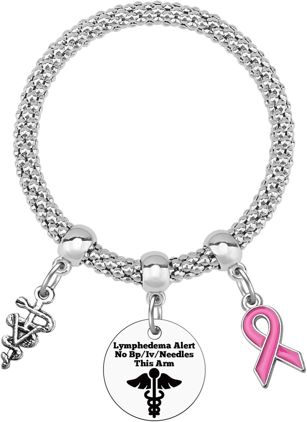 Mxrymvu Medical Bracelet for Women Medical Alert Bracelets for Friend Sister Mom Nurse Patient Christmas Valentines Day Birthday Mother's Day Nurse Week Jewelry Gift