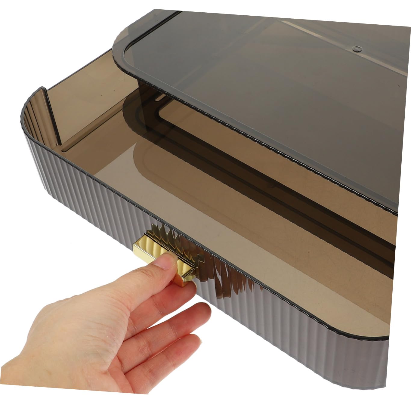 minkissy Scatola Portaoggetti Cassetto Per Cosmetici e Articoli Vari Organizzatore Per Trucco Design Semplice Ed Elegante