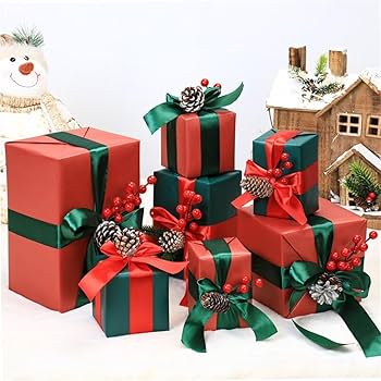 Amazon | クリスマス飾りセット ボックス プレゼントボックス