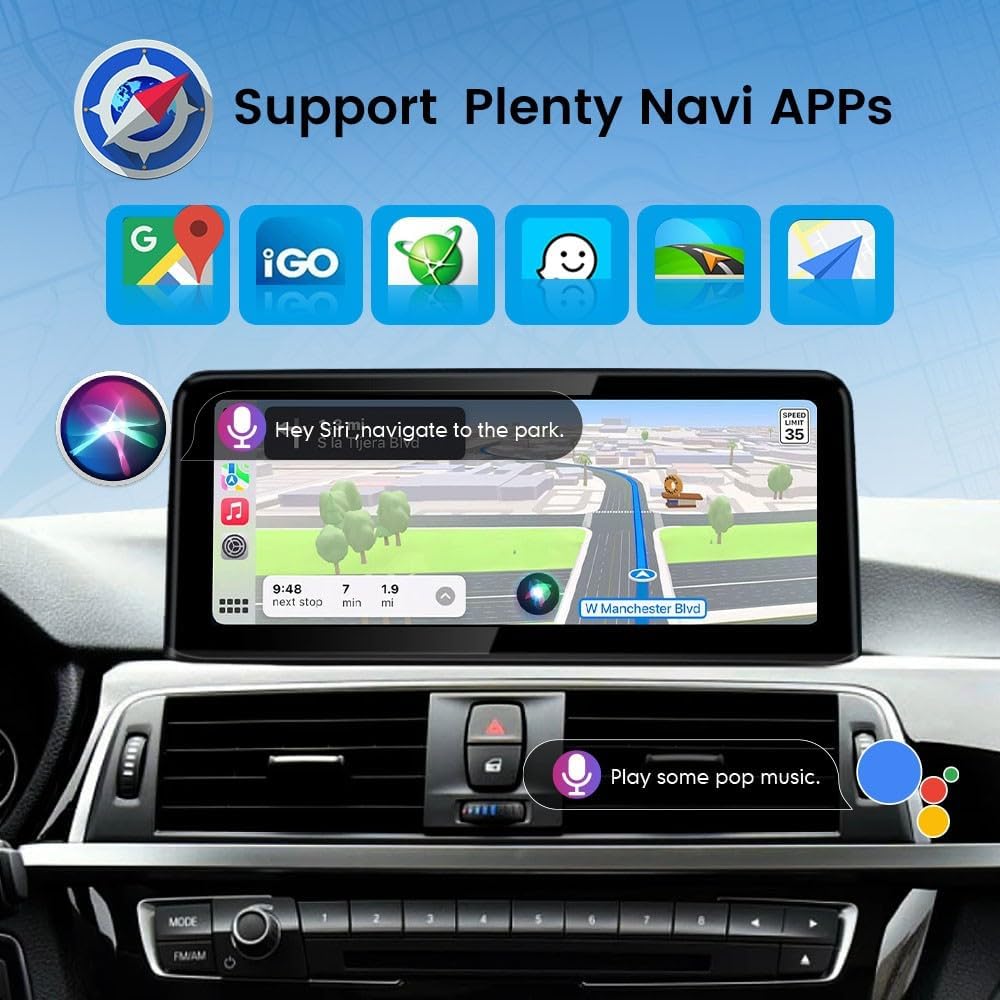 for BMW 3 4 Series F30 F31 F32 F33 F34 F36 2013-2017 10.25" Octa Core 8G+64G Car CarPlay Android Auto Navigation Android Stereo GPS Radio Display IPS Touchscreen Headunit Tablet Media Player