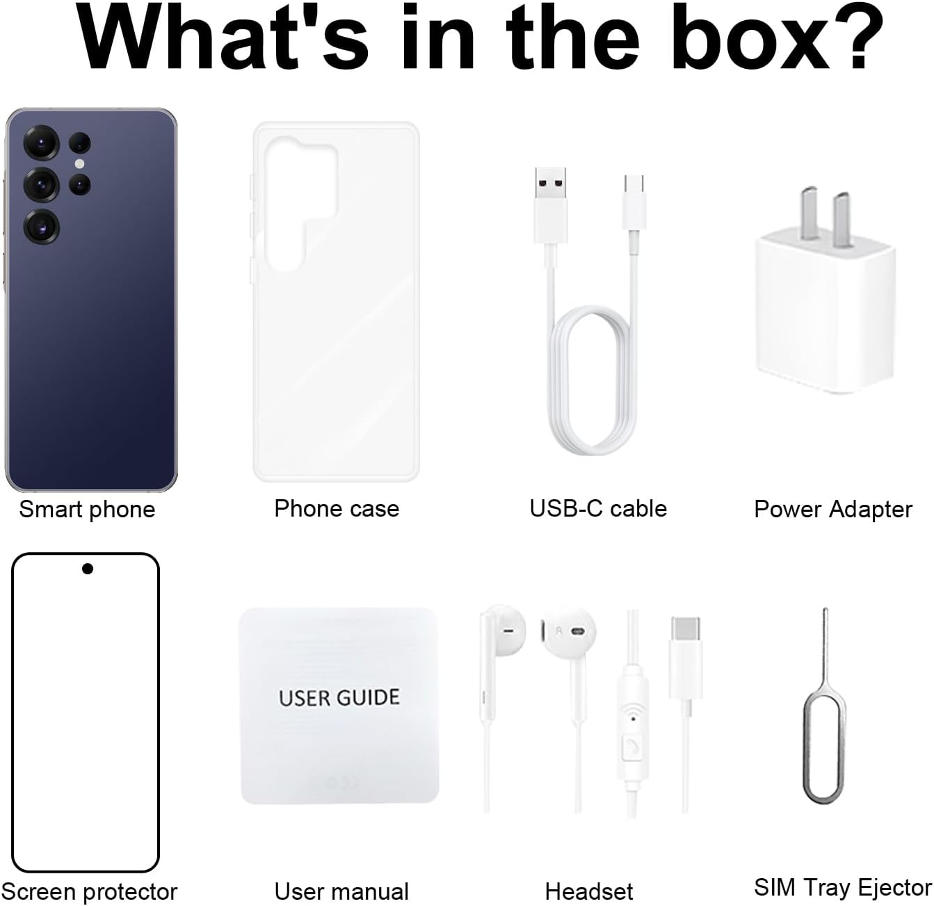 X25 Ultra Unlocked Cell Phone, Android Unlocked Phones, 5G Smartphone, 8GB+256GB, 6.8" HD Display, 108MP Camera, 6800 mAh Battery, Dual SIM/AI Face/GPS (Deep Violet)