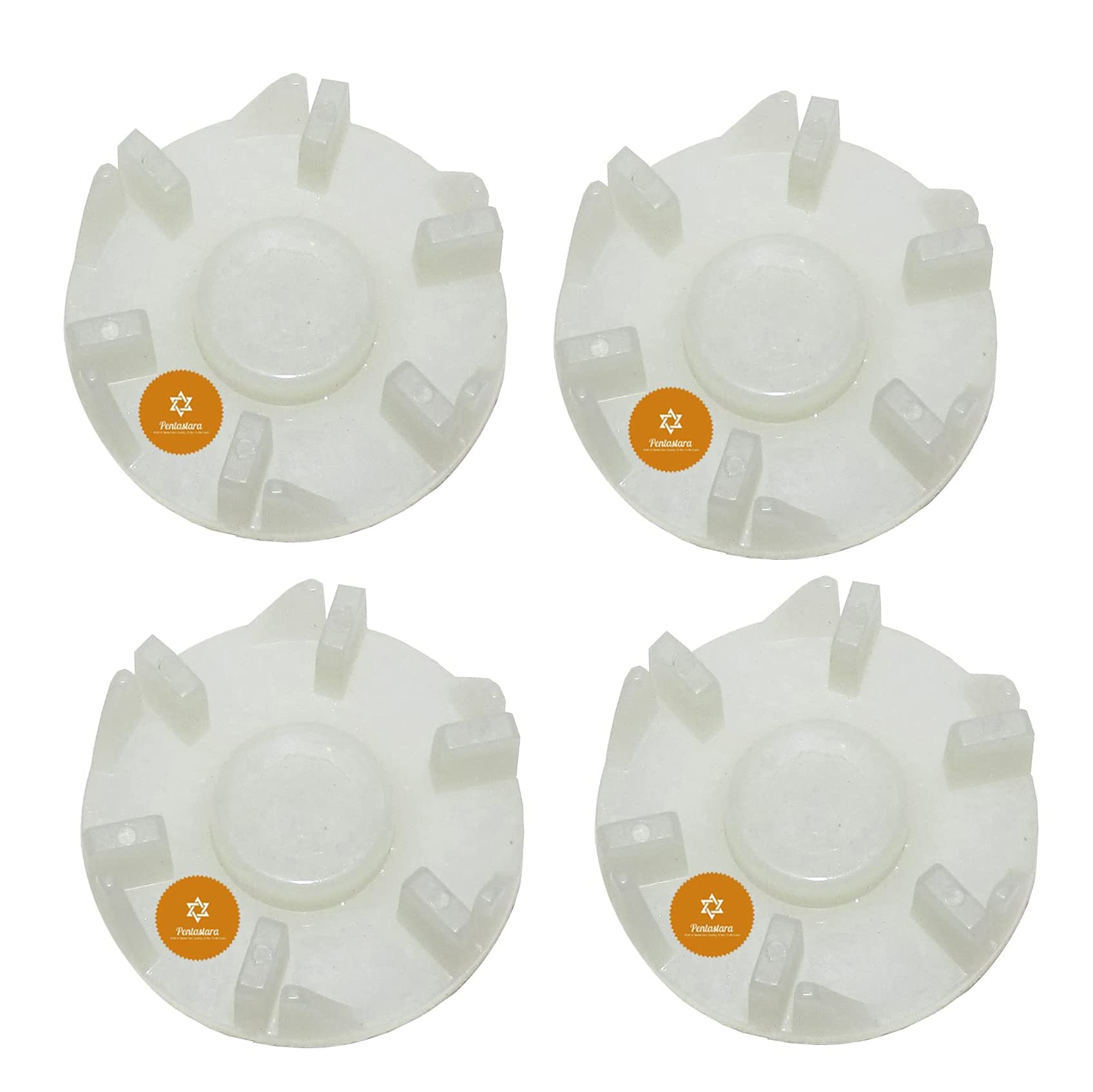 PENTASTARA®- "JMG Juicer Mixer Grinder Jar Coupler's" for- Prestige, Bajaj, Pigeon, KENSTAR, Maharaja, USHA, Orient, INALSA, Singer, RICO - "6 Teeth "(4 Units)-image-25