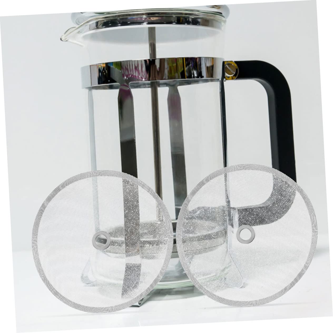 Amosfun 4 Set Di Filtri Per Caffè Espresso Filtri Per Caffè in Acciaio Inox Filtri Per Caffettiera Facili Da Pulire Strumento Di Filtraggio 6 Pezzi * 4