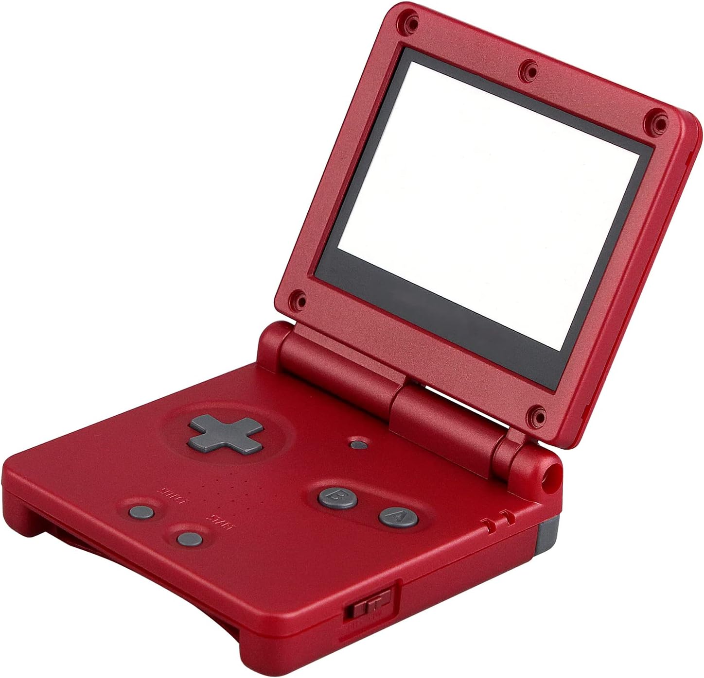 OSTENT Full Housing Shell Case Cover Replacement for Nintendo GBA SP Gameboy Advance SP Color Red