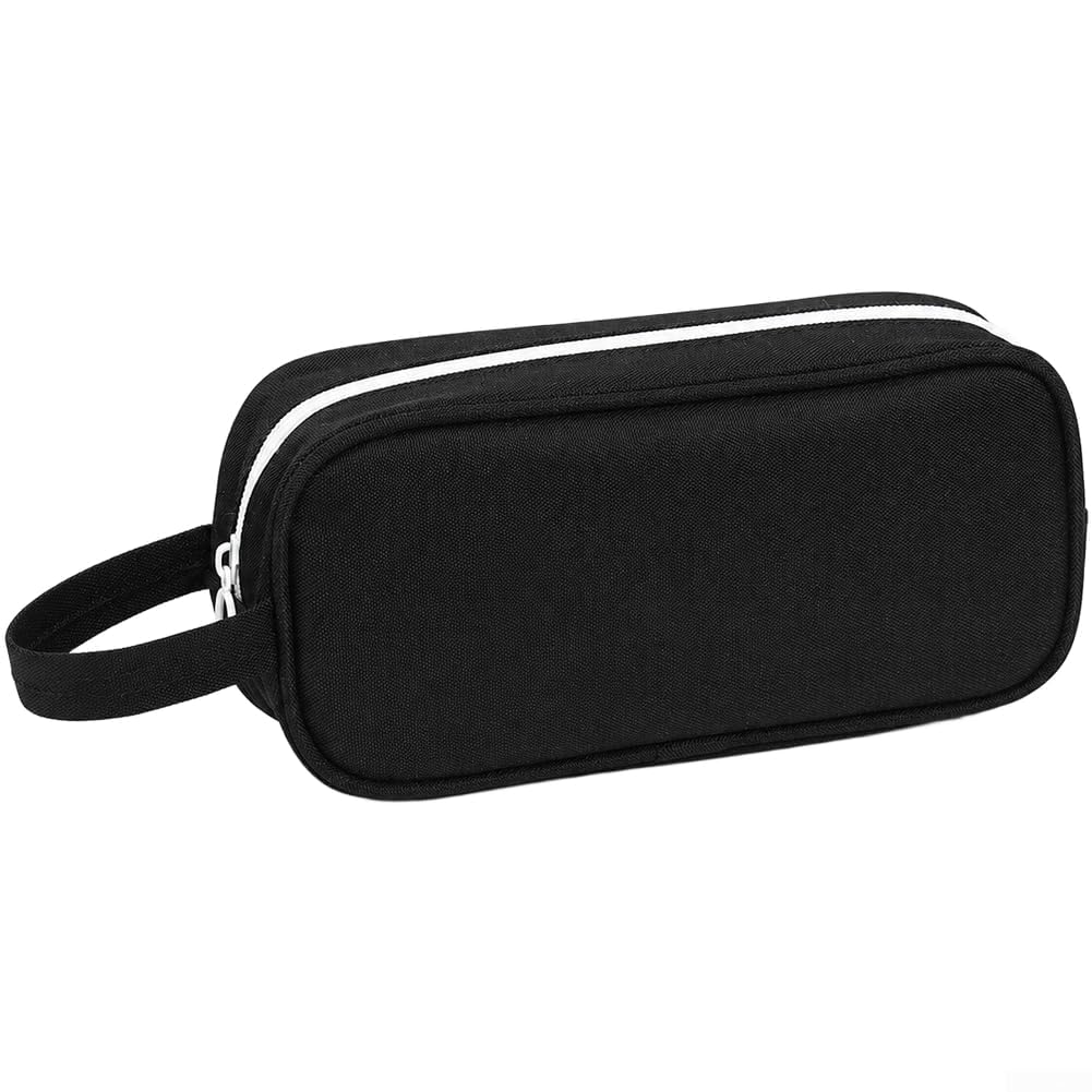 Cartera Escolar Espaciosa Doble para cremallera Cartera Escolar(Black)