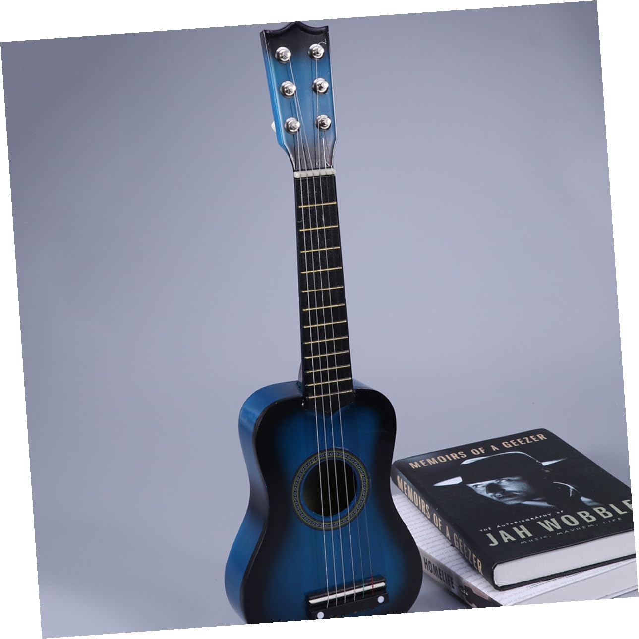Chitarra Giocattolo Blu in Legno 23 Pollici per Bambini | Strumento Musicale Educativo, Design Creativo e Superficie Liscia, Back To School Party