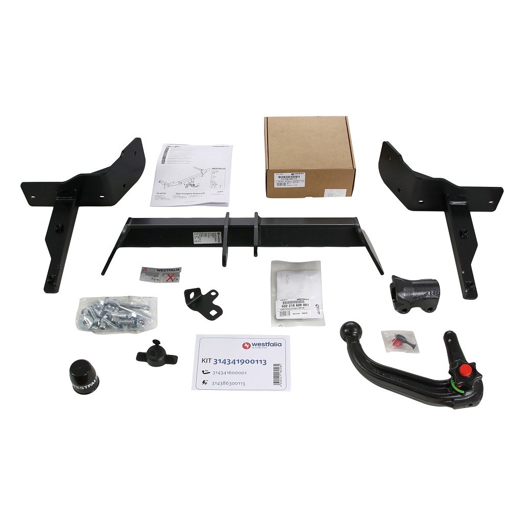 Westfalia 314341900113 pionowy odłączany hak holowniczy