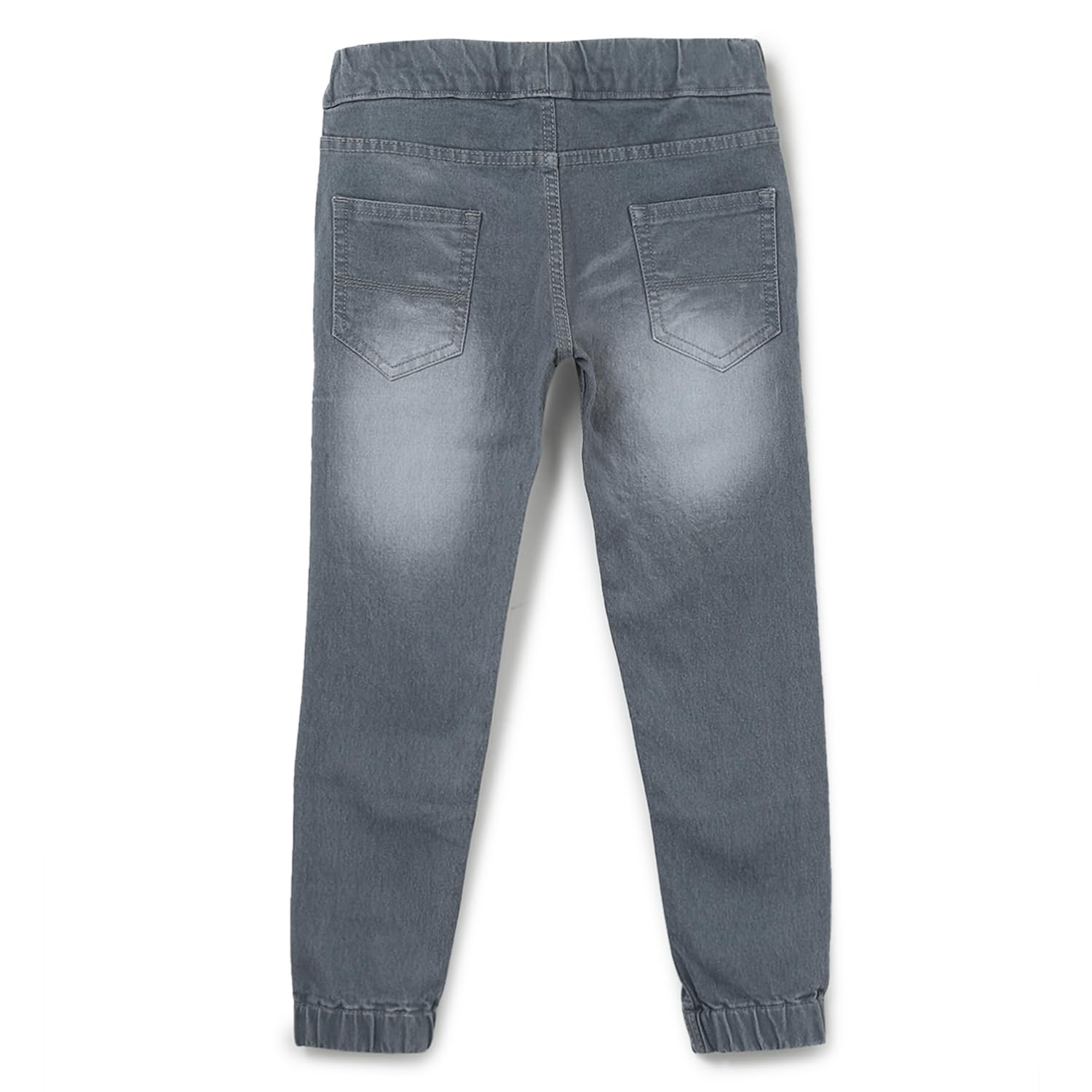 Urbano Juniors Boys' Mid Rise Slim Fit Joggers (junhpsjoggerboy-lgrey-9-10_Light Grey_9-10 Years) 2