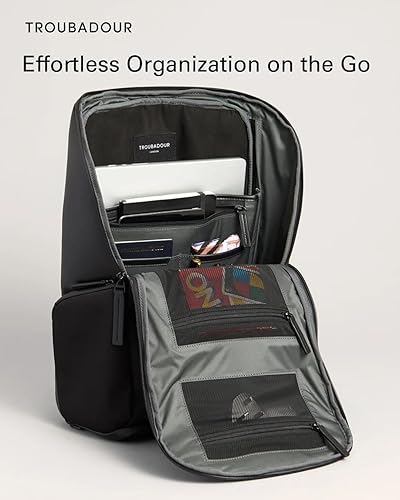 Vista 3 de Mochila Troubadour Pioneer 3.0, Negro, Moderno