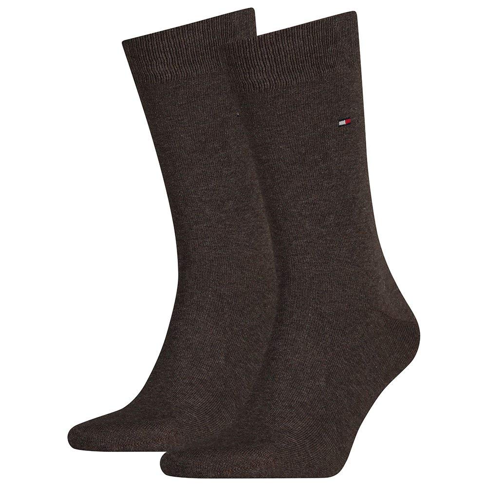 Tommy Hilfiger Mens Classic Socks, Brown, 9-11 UK