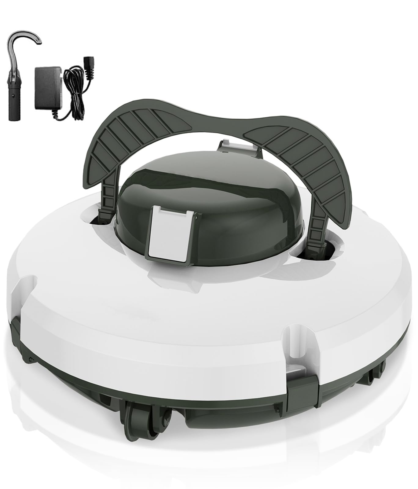 (Nuovo 2026) S1 Robot Limpiafondos Piscina, Batería de Doble Motor, 130Min de Autonomía para Piscinas Elevadas de hasta 120m², Sube Pendientes de 18°, Estacionamiento Auto, Doble Filtración