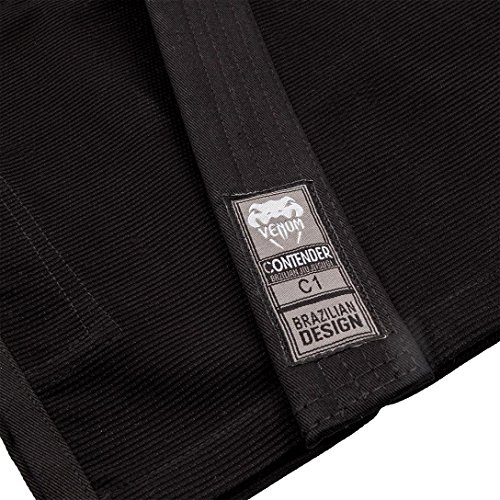 VENUM Contender, Kimono BJJ Unisex Bambini, Nero, C00