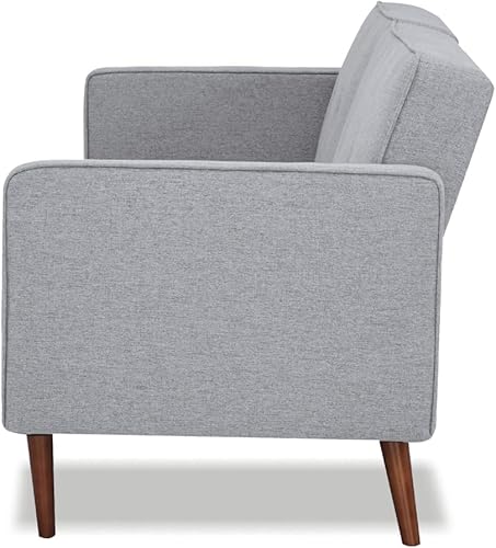 Miniatura 5 de Artdeco Home - Sofá cama convertible con 3 niveles de ajuste, 76 pulgadas de ancho, estilo de mediados de siglo, suave, 100% poliéster, sofá cama