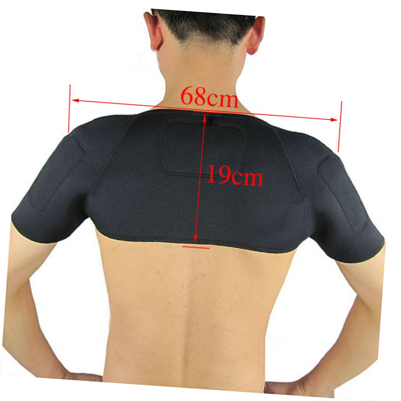 SEWOART Shoulder Support Thermal Shoulder Pad Shoulder Barce Black Self Heating Shoulder Belt