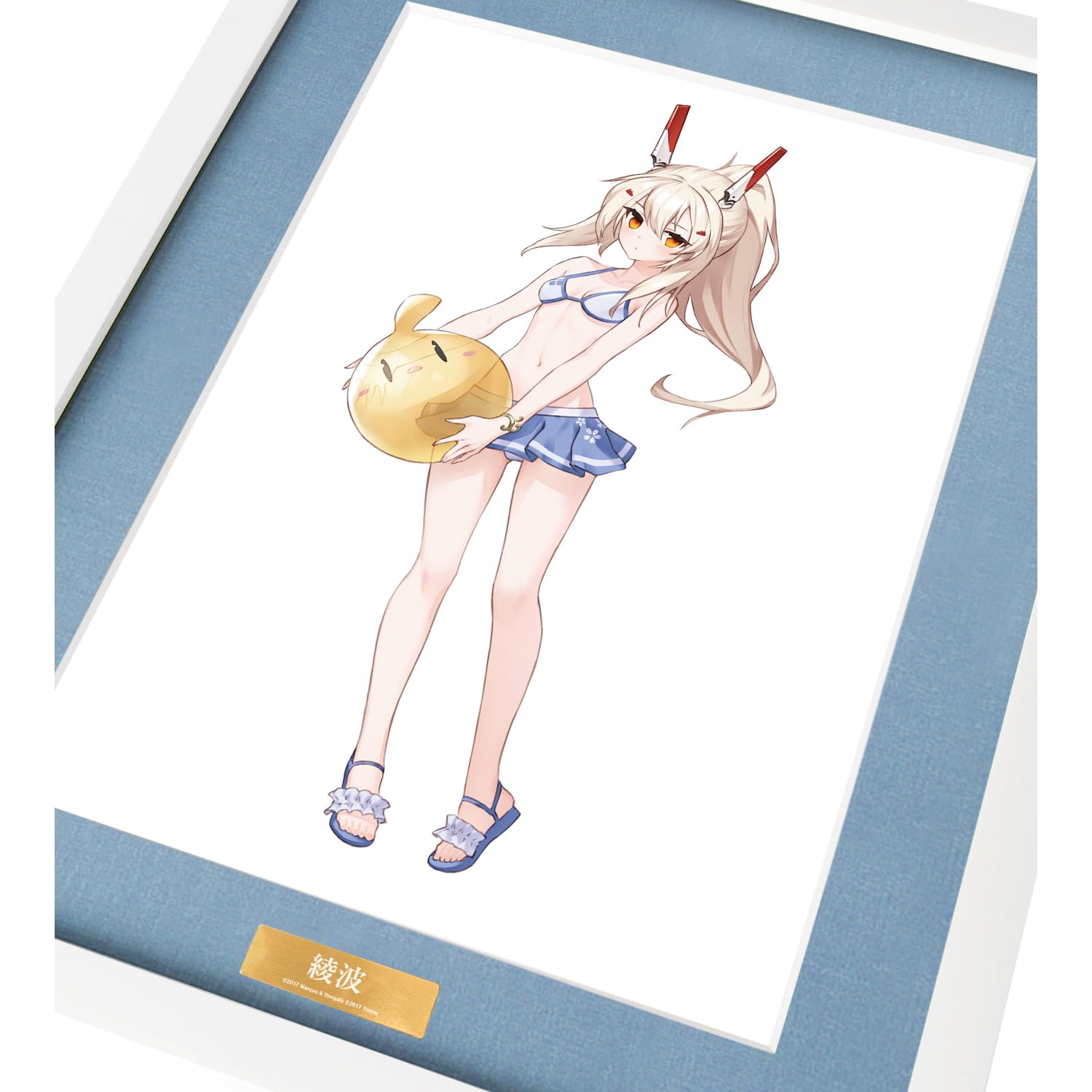 Amazon.co.jp: アズールレーン 描き起こしイラスト 綾波 水着ver