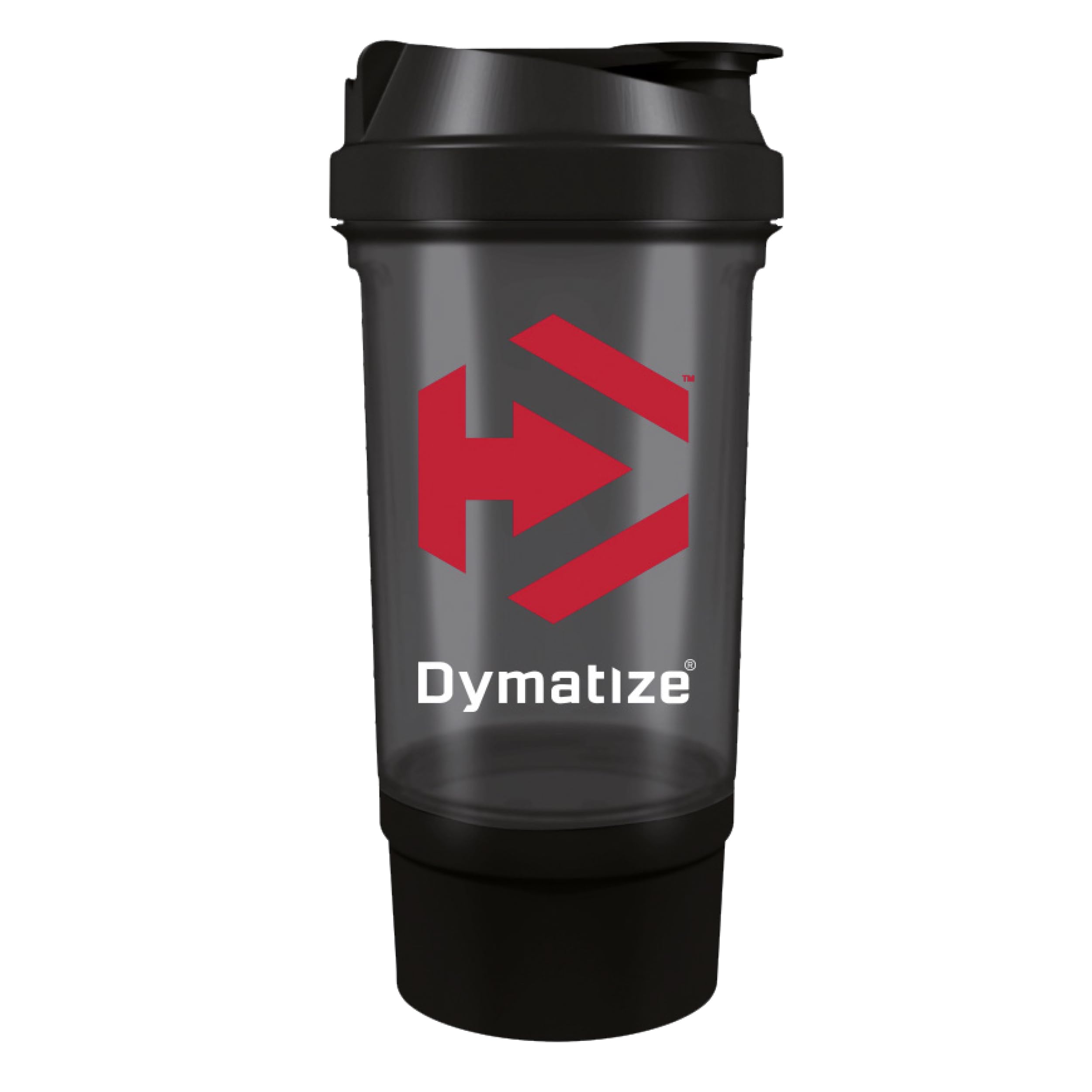 Dymatize Protein Shaker 500 ml con scomparto polvere & capsule – ermetico, lavabile in lavastoviglie, senza BPA & DEHP