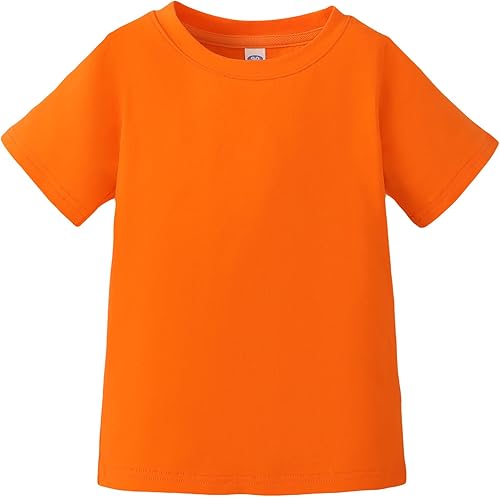 Magic Park 6M-14Y Camiseta de manga corta y larga para bebés, camiseta de manga larga para niños, camisetas de color sólido para niños y niñas,