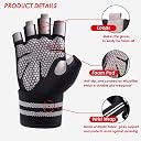 Leosportz Gym Gloves for Men Workout - Weight Lifting Workout Gloves with Wrist Support | Provided Full Protection to Palm Breathable | Silicon Padded Gloves for Gym Enthusiast (Black n White, L) gallery image