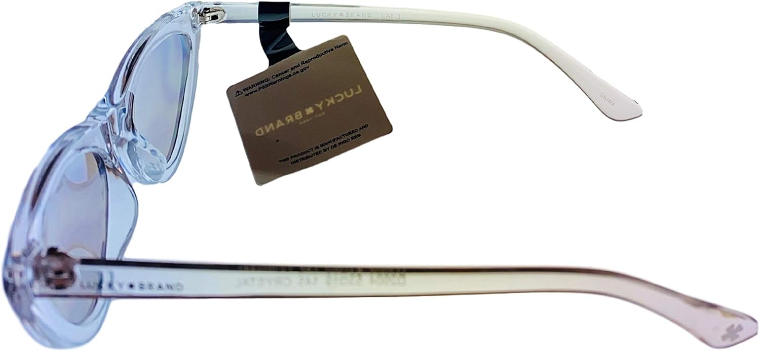Lucky Brand Womens Crystal Plastic Cateye Sunglass D2004
