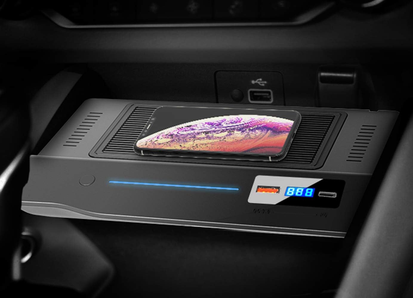 🔥 Crazy Deals Kucok Car Wireless Charger Mount fit for Nissan Altima 2019-2020,Output of 10W QC 3.0 Fast Charging Compatible with iPhone,Samsung,USB Port 36W Wireless Charging Devices