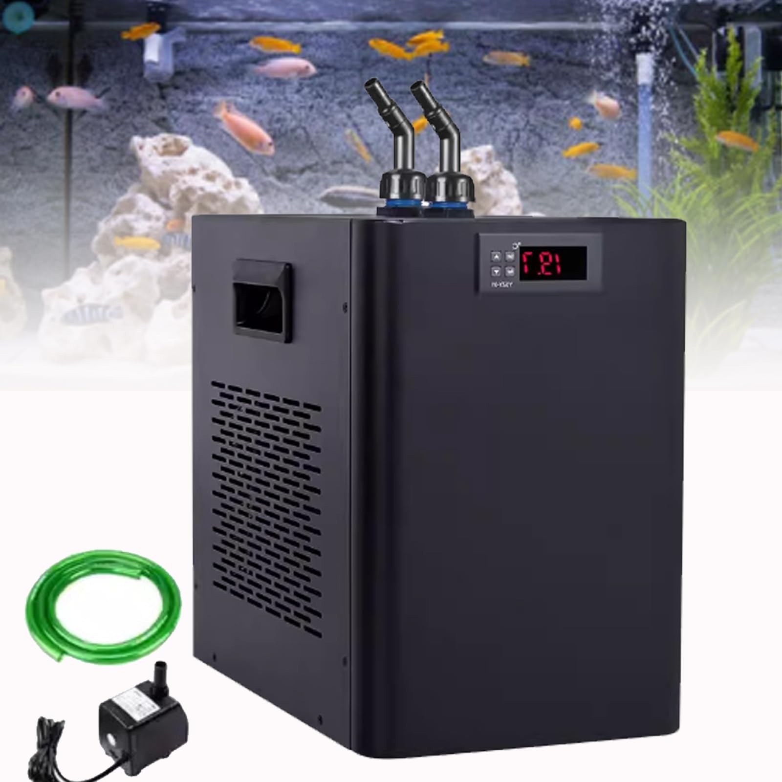 Refroidisseur d'eau pour aquarium haute performance avec kit pompe 160L