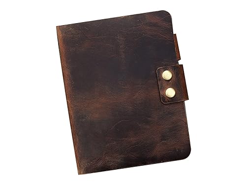 Vintage retro A5 leather ring binder notebook coverpersonalized leather refillable refill diary journal sketchbook - NA505WS