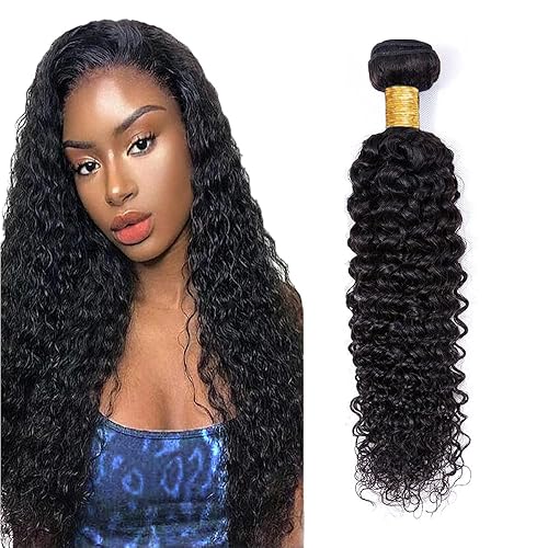 Paquetes de cabello humano rizado rizado para mujeres negras 3 paquetes de cabello brasileño de 18 20 22 pulgadas extensiones de cabello virgen sin