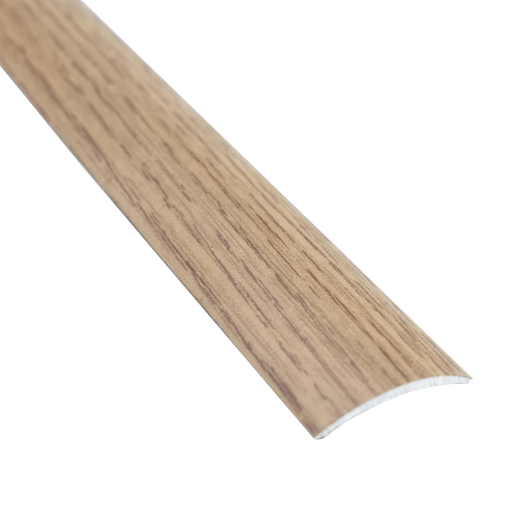 IANPAV Flat SELF-Adhesive Wood Effect Aluminium Door Floor Edging BAR Strip Trim Threshold 930 x 30mm A03, Elm