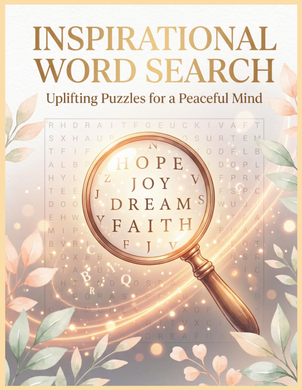 Inspirational Word Search: 120 Large Print Uplifting Puzzles with Positive Affirmations for Adults, Seniors, and Women | Relaxing Brain Games