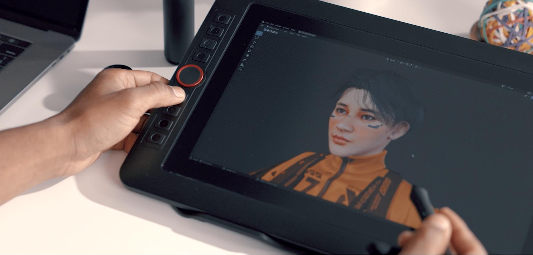 Tablet de desenho XPPen Artist 13.3 Pro com tela, totalmente