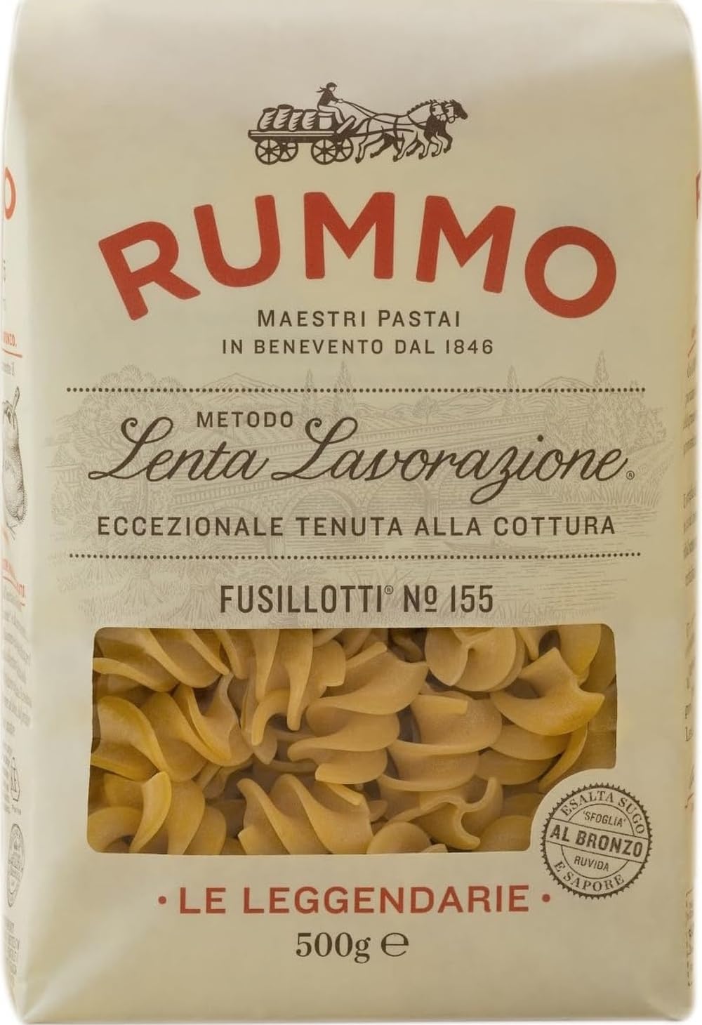 Rummo Fusillotti No.155, Twisted Artisan Pasta, 500 g