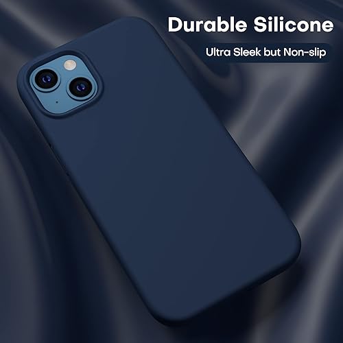 Miniatura 3 de CellEver Funda para iPhone 13 Mini con 2 protectores de pantalla, silicona resistente, funda de goma a prueba de golpes, interior de microfibra