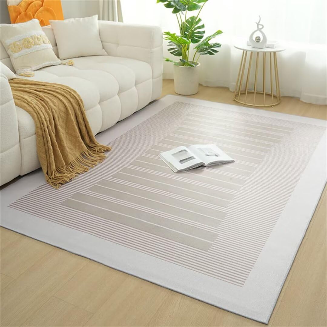 Tapis enfants pour salon et espace de jeu sécurisé et doux en velours