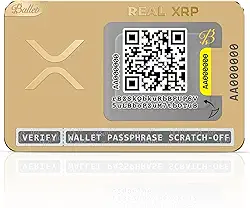 Carteira cripto fácil de usar, sem configuração, manutenção, senhas - Dourado - Adulto, entusiastas de criptomoeda