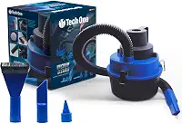 ASPIRADOR AUTOMOTIVO DE PO E LIQUIDO 12V, TECH ONE - PRETO