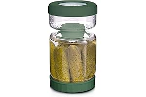 34oz Glass Pickle Juice Separator Jar