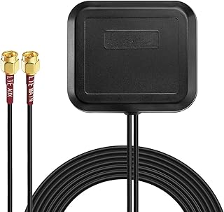 Bingfu 4G LTE Adhesive Magnetic Mount Antenna MIMO SMA Male 4G LTE Antenna Compatible with 4G LTE Wireless Router Home CPE Router Mobile Modem Hotspot Industrial IoT Router Cellular Gateway