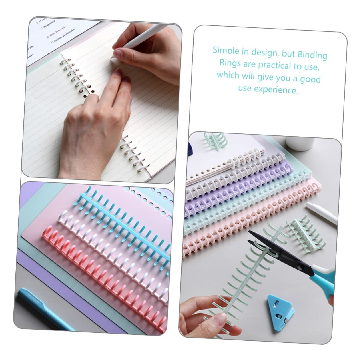 Anneaux De Reliure Métal Multicolores - Lot De 120 Pour Bureau Et Organisation