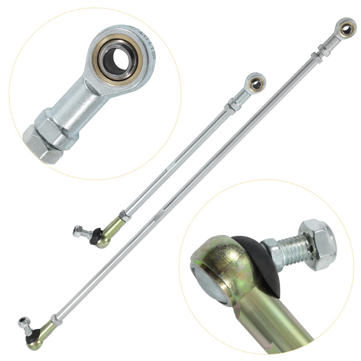 アクセサリー pete36 Amazon.com: ZXMT Short+Long Tie Rod Kit Set w/Ends