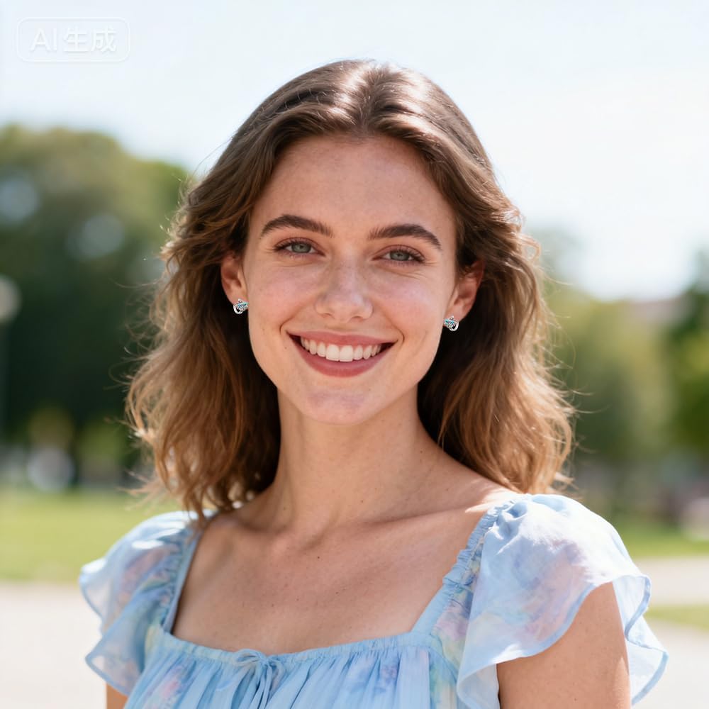 Dragonfly Earrings for Women Sterling Silver Dragonfly Hoop Earrings Jewelry Turquoise Dangle Jewelry Birthday Gifts - Image 9