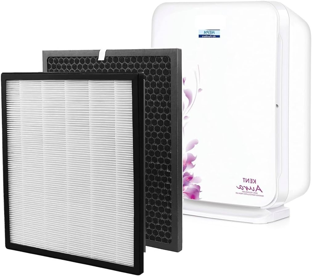 Replacement Hepa and carbon Filter set Compatible with KENT AURA Air Purifier