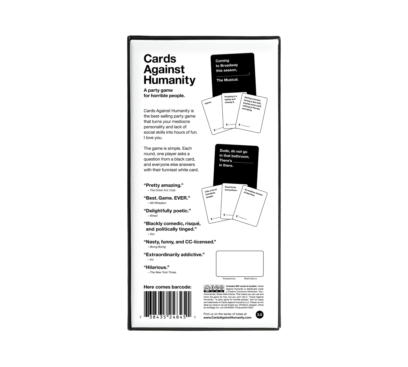 Cards Against Humanity — Amazon image 2
