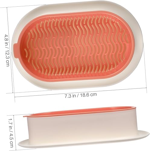 Miniatura 6 de VOSAREA Maceta de césped para gatos, macetas de riego automático, caja de plantación de vivero, contenedor de plantación de hierba para gatos,