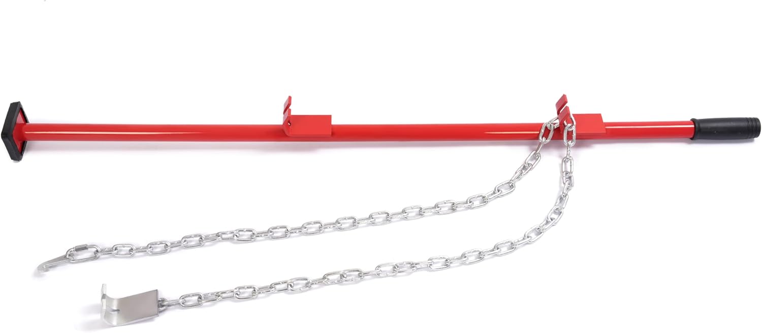 ECOTRIC Universal Auto Body Alignment Bar Pulling Stick 52-3/8" for Panels, Bumpers, Hoods and Decks Dent Puller Stick Alignment Repair Fix Tool Powder Coated Steel