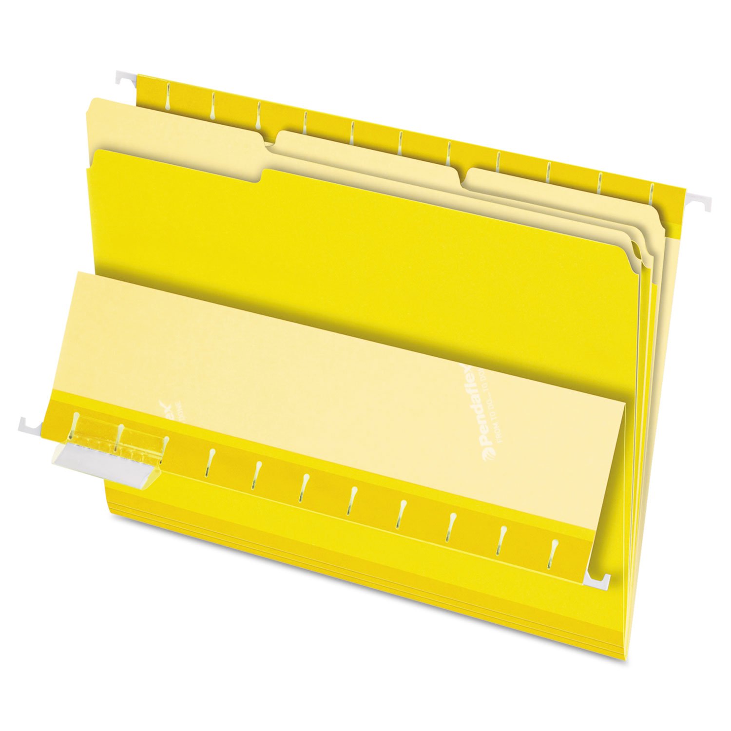 Pendaflex 421013Pendaflex - Carpetas archivadoras (tamaño 1/3, tapa superior, letra, caja de 100), color amarillo Letter Size