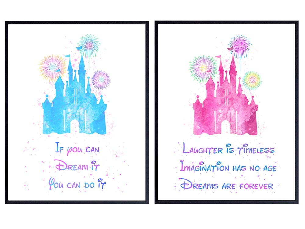 Inspirational Walt Disney Quotes Wall Decor Set Disney